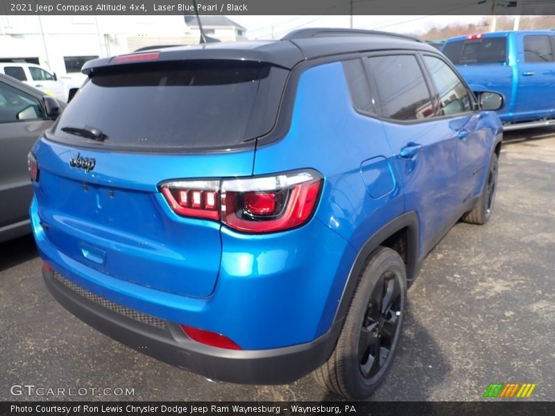 Laser Blue Pearl / Black 2021 Jeep Compass Altitude 4x4