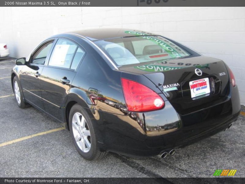 Onyx Black / Frost 2006 Nissan Maxima 3.5 SL
