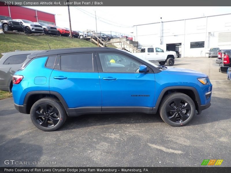 Laser Blue Pearl / Black 2021 Jeep Compass Altitude 4x4