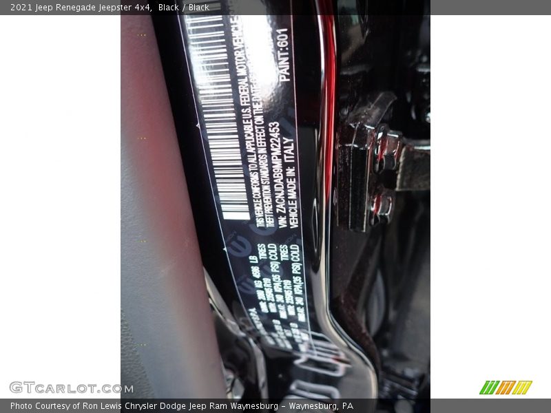 Black / Black 2021 Jeep Renegade Jeepster 4x4
