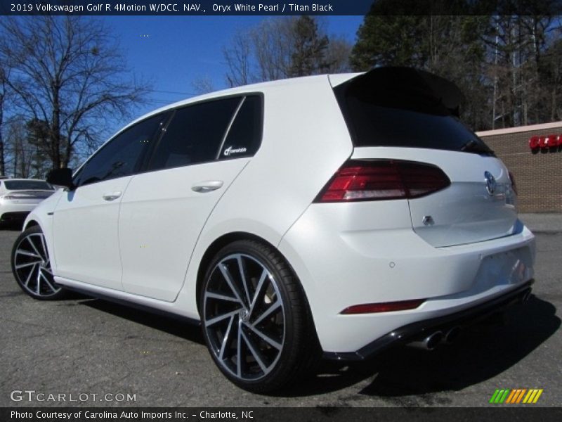 Oryx White Pearl / Titan Black 2019 Volkswagen Golf R 4Motion W/DCC. NAV.