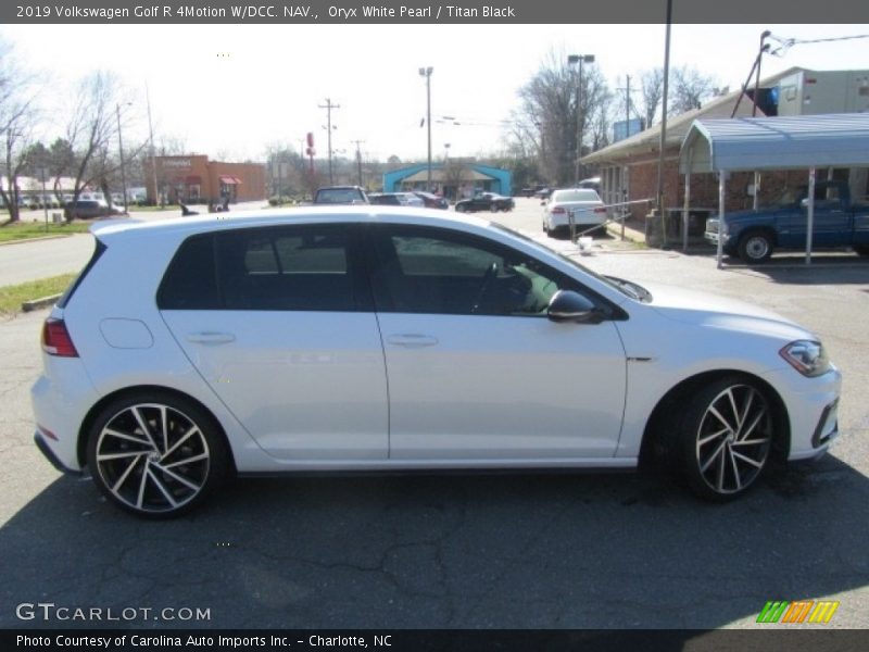 Oryx White Pearl / Titan Black 2019 Volkswagen Golf R 4Motion W/DCC. NAV.