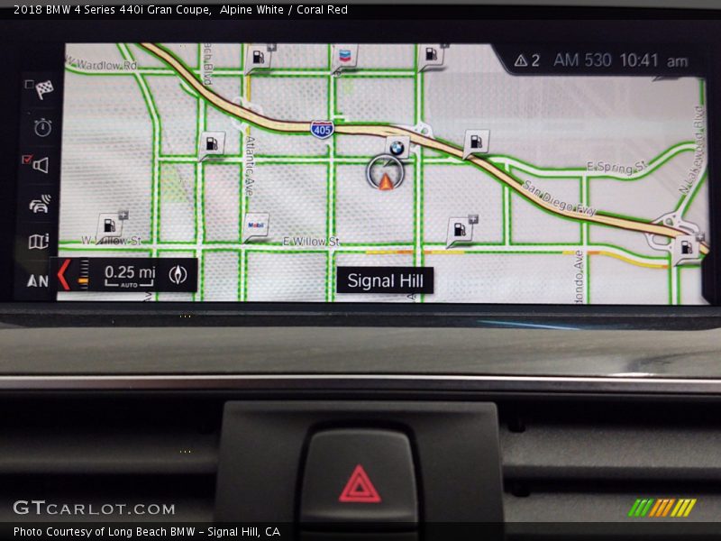 Alpine White / Coral Red 2018 BMW 4 Series 440i Gran Coupe