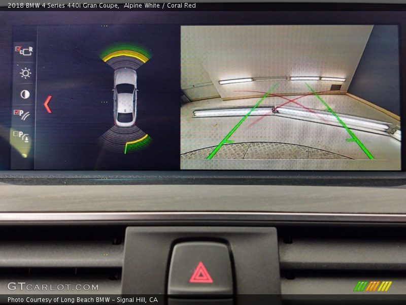 Alpine White / Coral Red 2018 BMW 4 Series 440i Gran Coupe