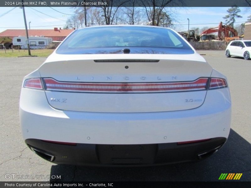 White Platinum / Charcoal Black 2014 Lincoln MKZ FWD