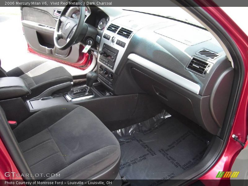 Vivid Red Metallic / Dark Charcoal 2006 Mercury Milan V6