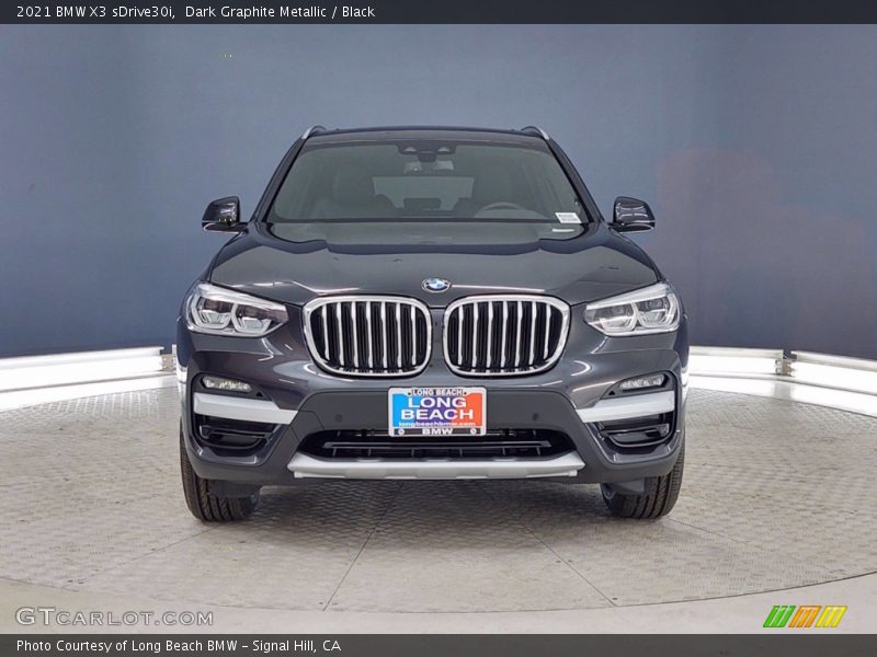 Dark Graphite Metallic / Black 2021 BMW X3 sDrive30i