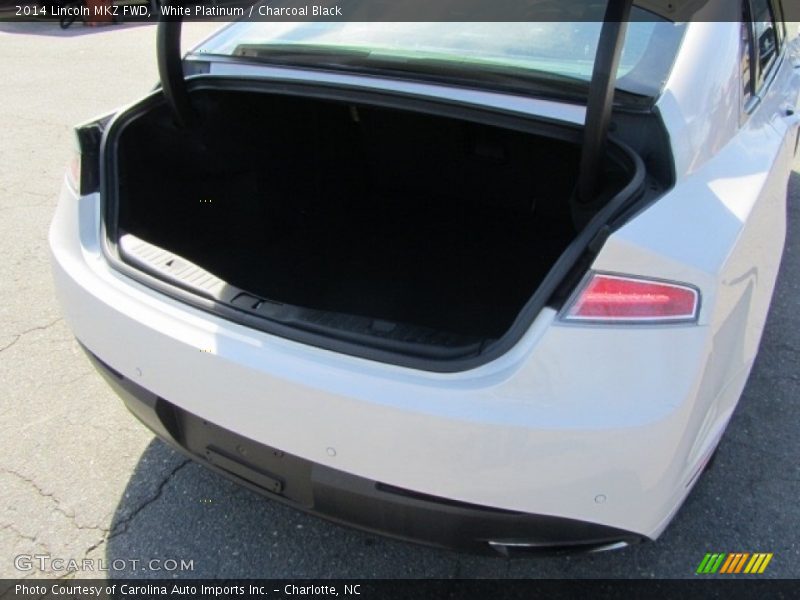 White Platinum / Charcoal Black 2014 Lincoln MKZ FWD