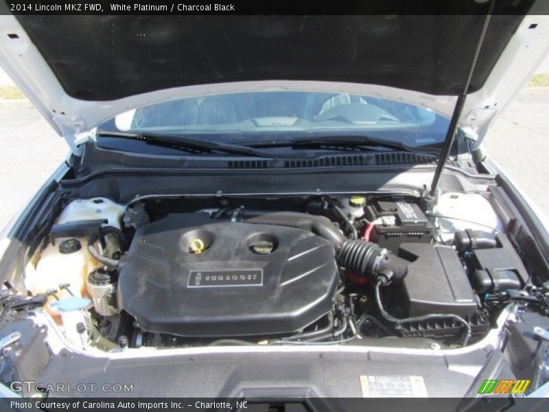 White Platinum / Charcoal Black 2014 Lincoln MKZ FWD