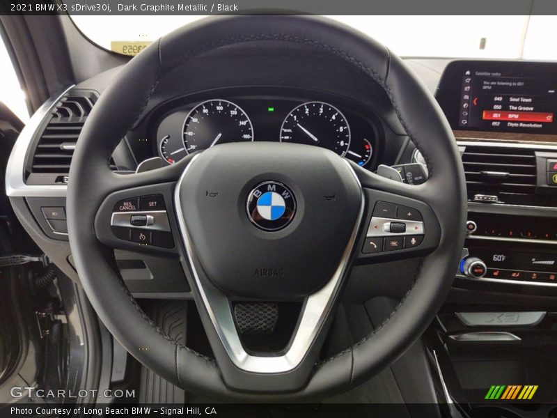 Dark Graphite Metallic / Black 2021 BMW X3 sDrive30i