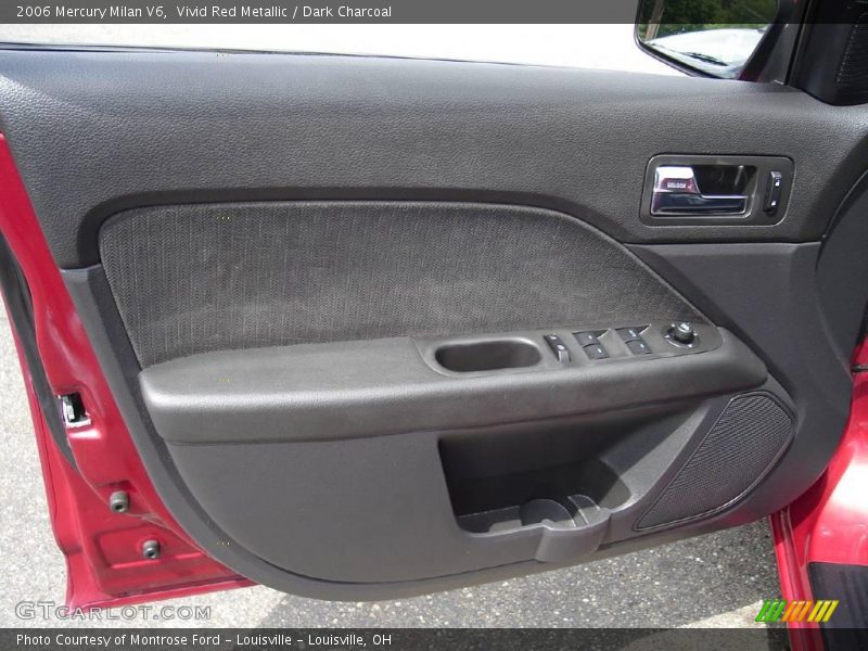 Vivid Red Metallic / Dark Charcoal 2006 Mercury Milan V6