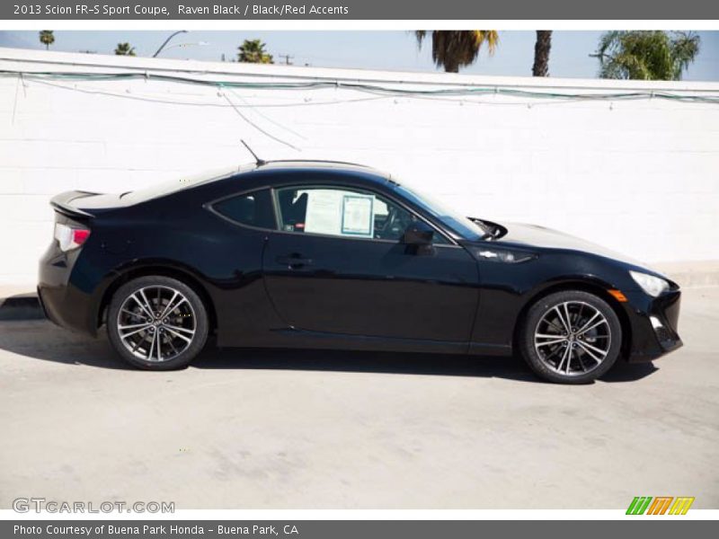 Raven Black / Black/Red Accents 2013 Scion FR-S Sport Coupe