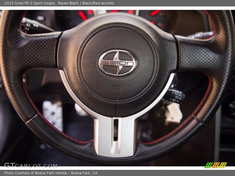 Raven Black / Black/Red Accents 2013 Scion FR-S Sport Coupe