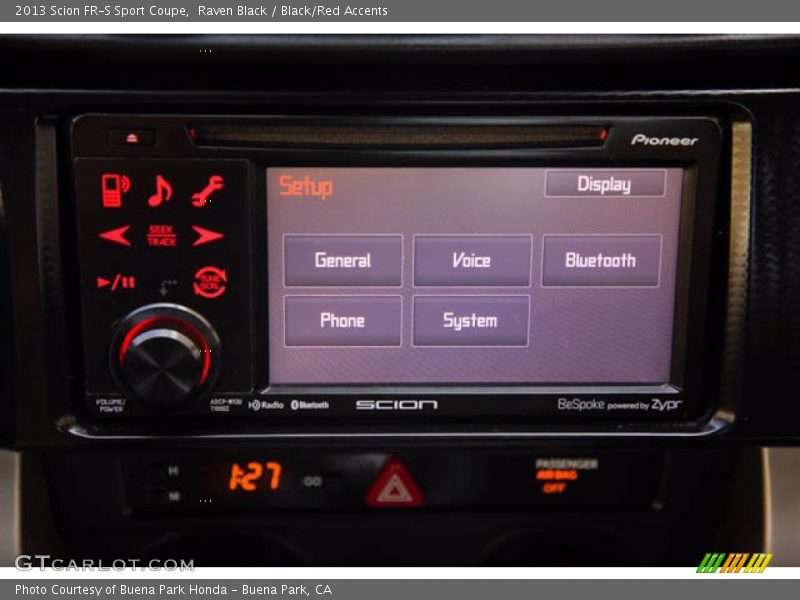 Raven Black / Black/Red Accents 2013 Scion FR-S Sport Coupe