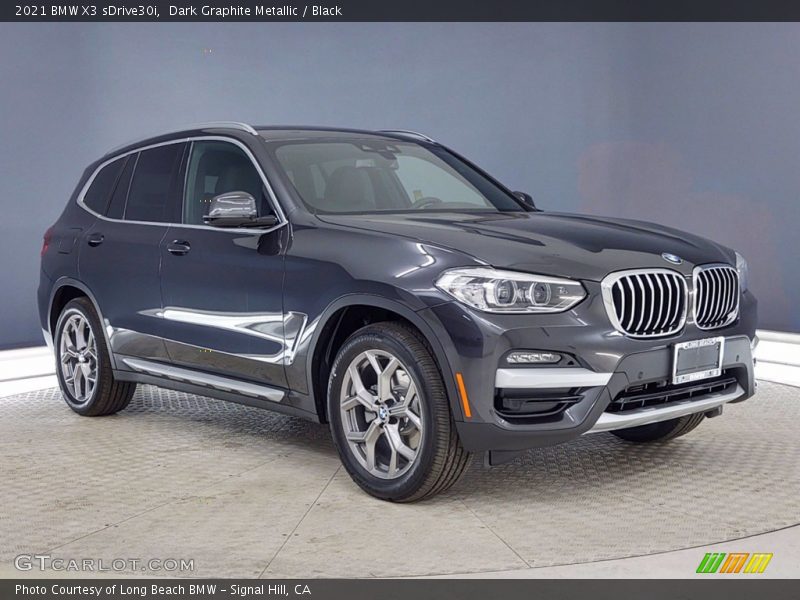 Dark Graphite Metallic / Black 2021 BMW X3 sDrive30i