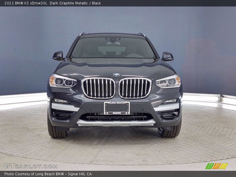 Dark Graphite Metallic / Black 2021 BMW X3 sDrive30i