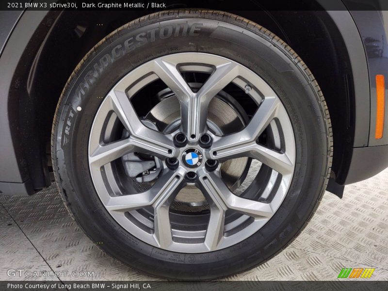 Dark Graphite Metallic / Black 2021 BMW X3 sDrive30i
