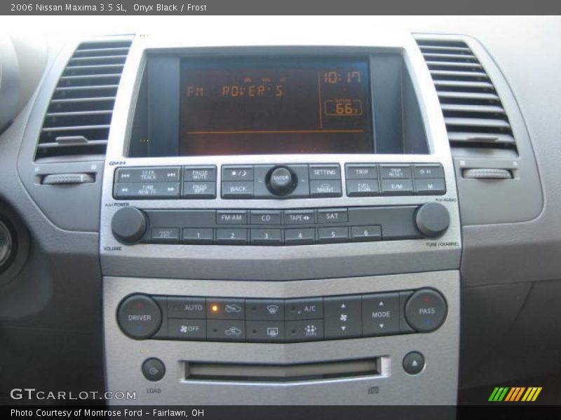 Onyx Black / Frost 2006 Nissan Maxima 3.5 SL