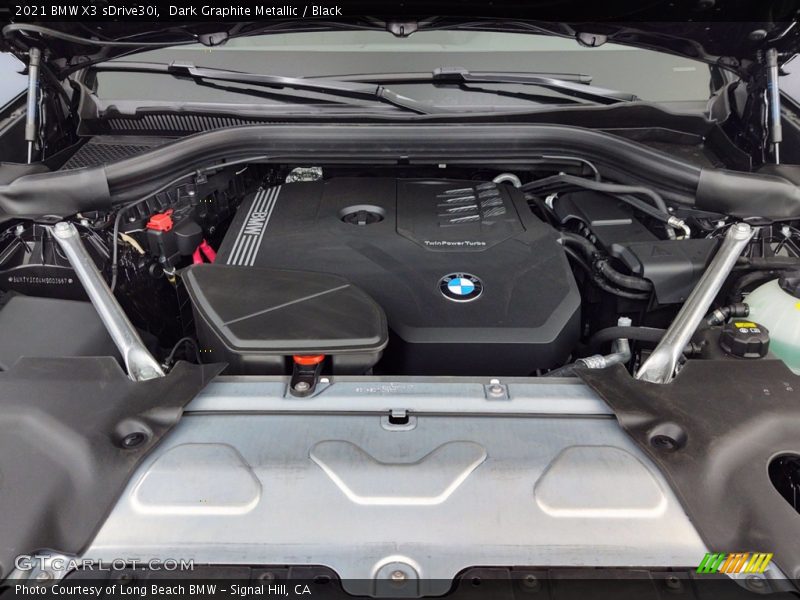 Dark Graphite Metallic / Black 2021 BMW X3 sDrive30i