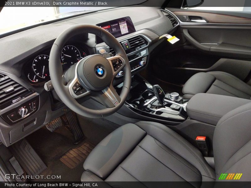 Dark Graphite Metallic / Black 2021 BMW X3 sDrive30i