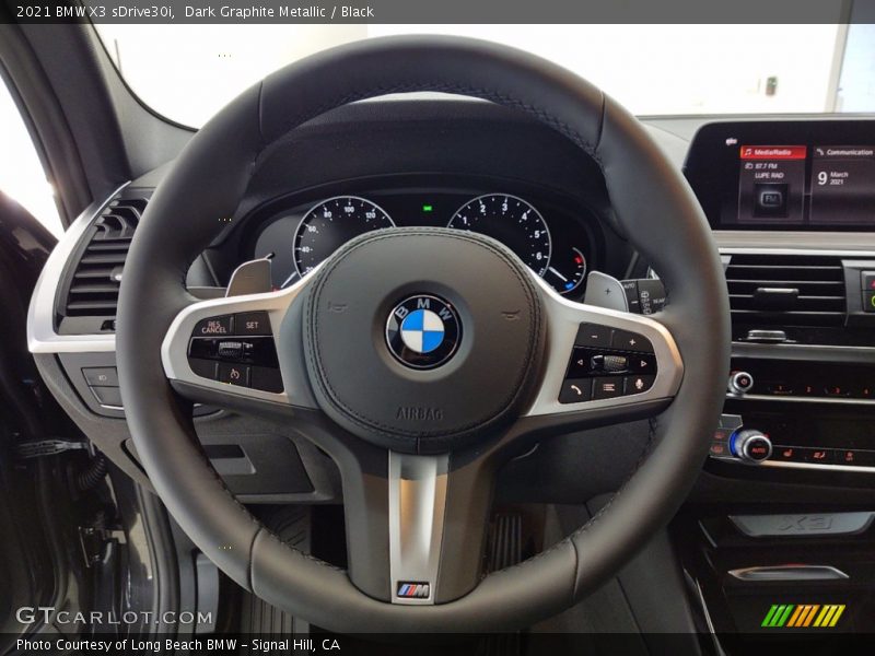 Dark Graphite Metallic / Black 2021 BMW X3 sDrive30i