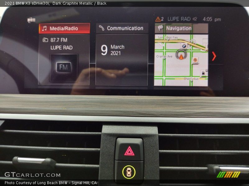 Dark Graphite Metallic / Black 2021 BMW X3 sDrive30i