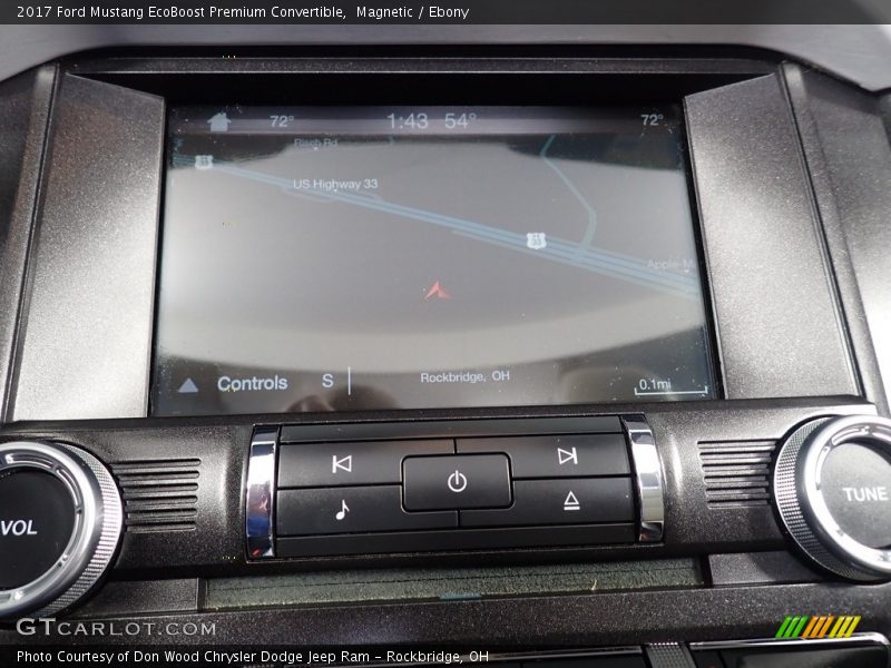 Magnetic / Ebony 2017 Ford Mustang EcoBoost Premium Convertible