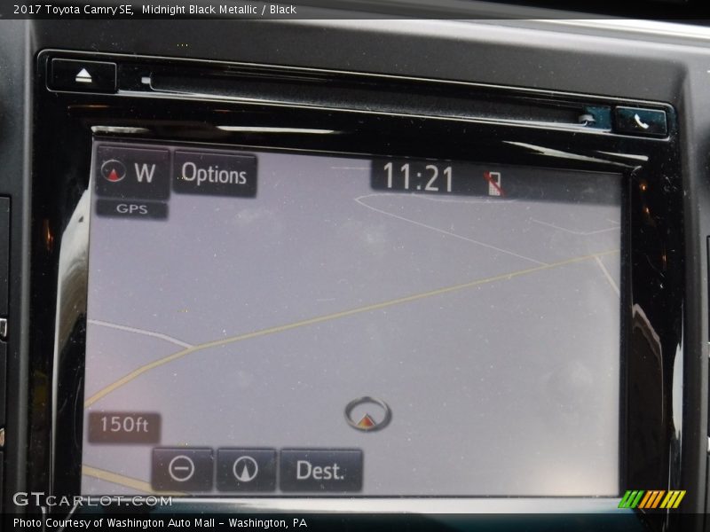 Midnight Black Metallic / Black 2017 Toyota Camry SE