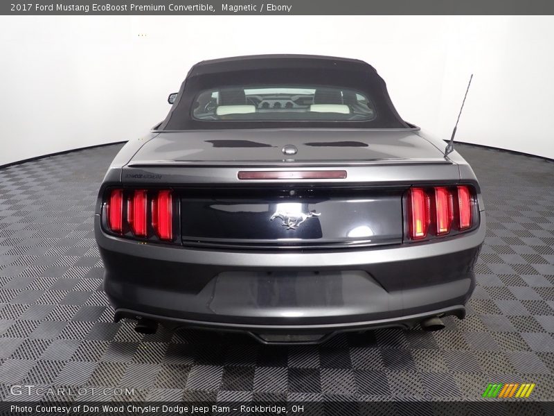 Magnetic / Ebony 2017 Ford Mustang EcoBoost Premium Convertible