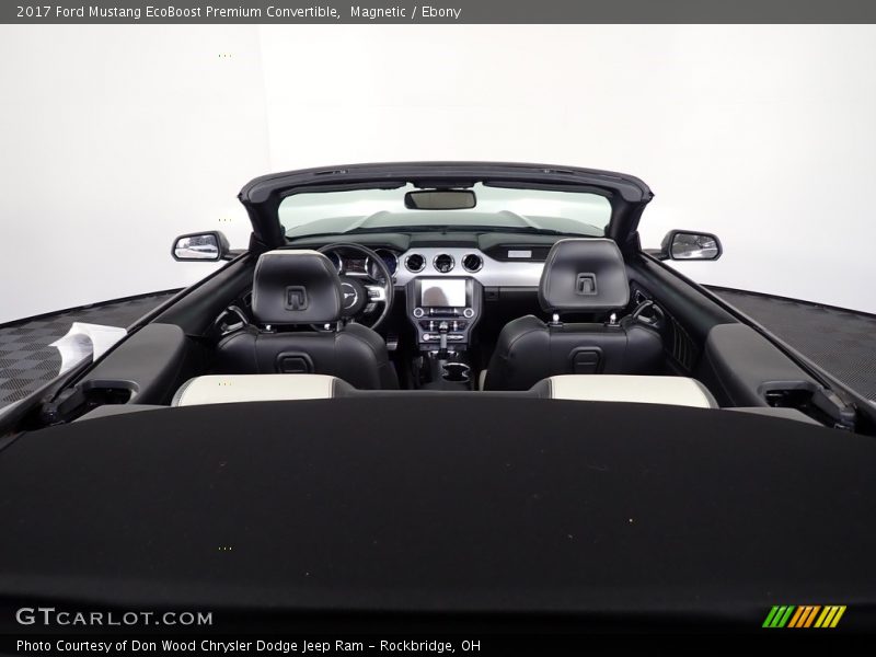 Magnetic / Ebony 2017 Ford Mustang EcoBoost Premium Convertible