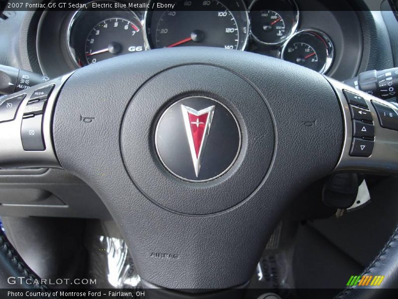 Electric Blue Metallic / Ebony 2007 Pontiac G6 GT Sedan