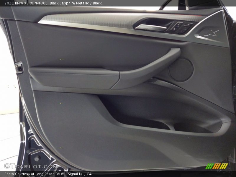 Black Sapphire Metallic / Black 2021 BMW X3 sDrive30i