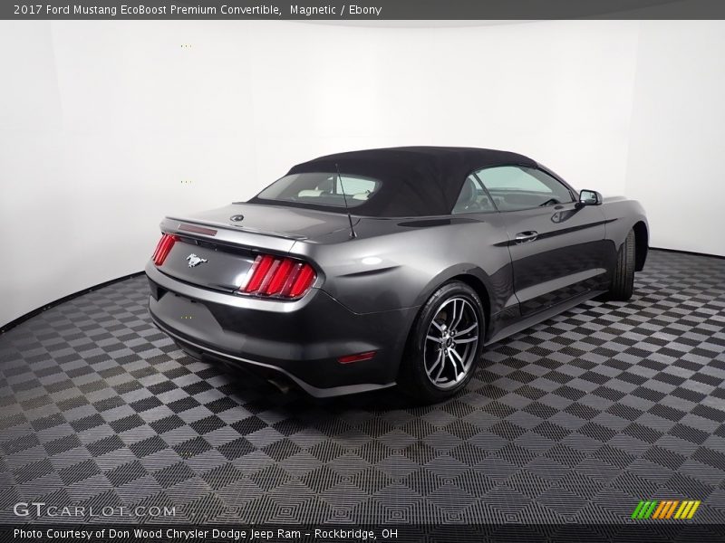 Magnetic / Ebony 2017 Ford Mustang EcoBoost Premium Convertible