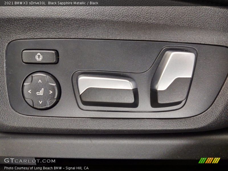Black Sapphire Metallic / Black 2021 BMW X3 sDrive30i