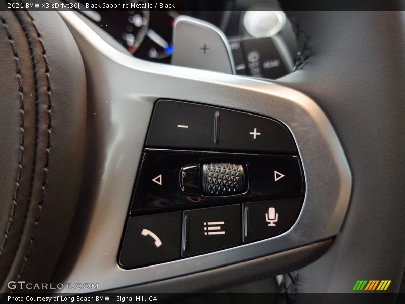 Black Sapphire Metallic / Black 2021 BMW X3 sDrive30i