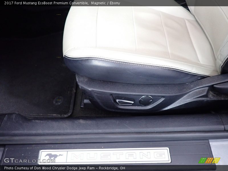Magnetic / Ebony 2017 Ford Mustang EcoBoost Premium Convertible