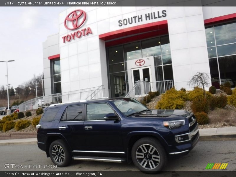 Nautical Blue Metallic / Black 2017 Toyota 4Runner Limited 4x4