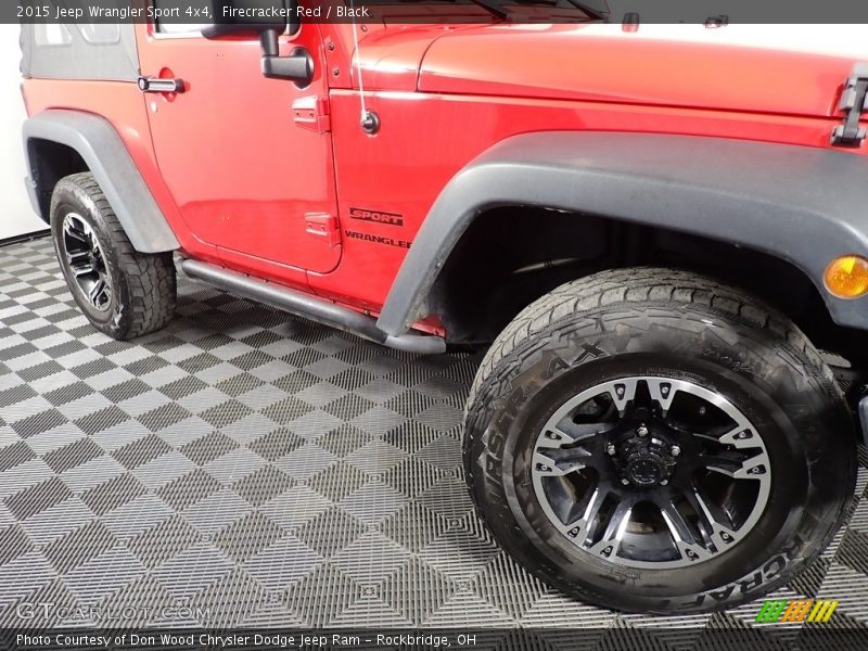 Firecracker Red / Black 2015 Jeep Wrangler Sport 4x4