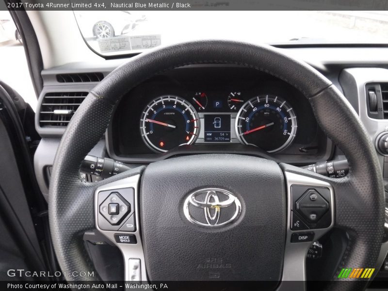 Nautical Blue Metallic / Black 2017 Toyota 4Runner Limited 4x4