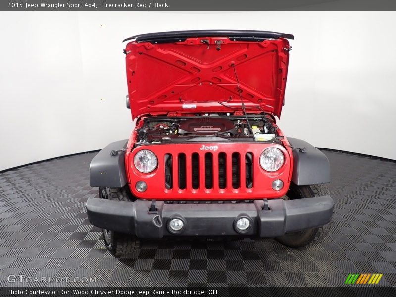 Firecracker Red / Black 2015 Jeep Wrangler Sport 4x4