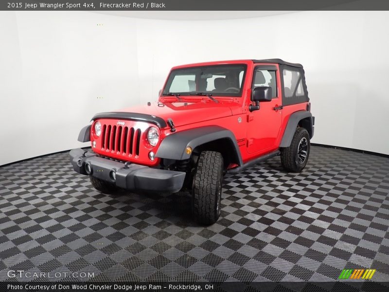 Firecracker Red / Black 2015 Jeep Wrangler Sport 4x4