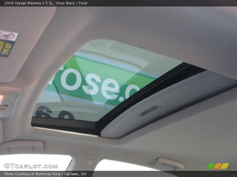 Onyx Black / Frost 2006 Nissan Maxima 3.5 SL