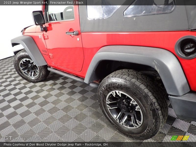 Firecracker Red / Black 2015 Jeep Wrangler Sport 4x4