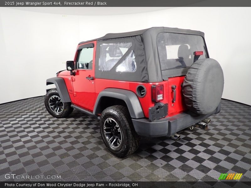 Firecracker Red / Black 2015 Jeep Wrangler Sport 4x4