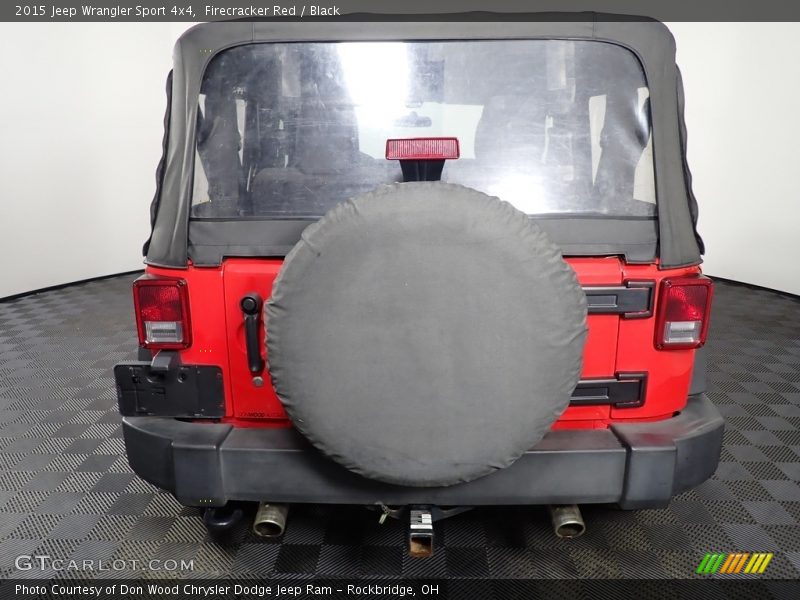 Firecracker Red / Black 2015 Jeep Wrangler Sport 4x4