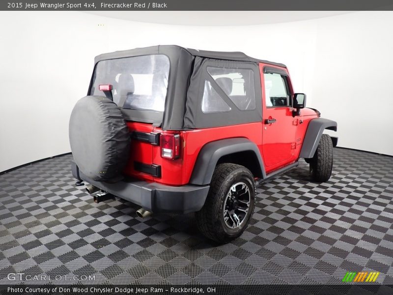 Firecracker Red / Black 2015 Jeep Wrangler Sport 4x4