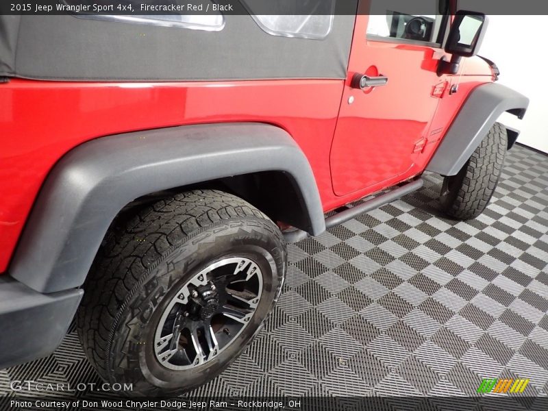 Firecracker Red / Black 2015 Jeep Wrangler Sport 4x4