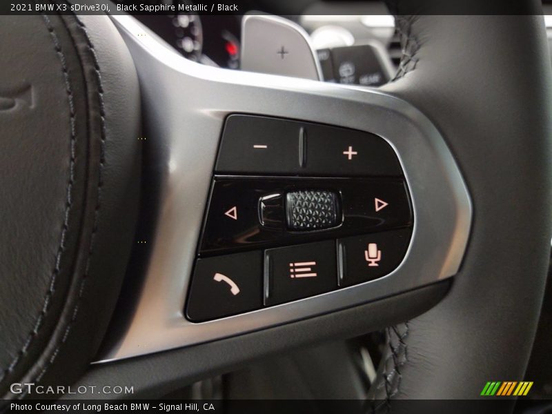 Black Sapphire Metallic / Black 2021 BMW X3 sDrive30i