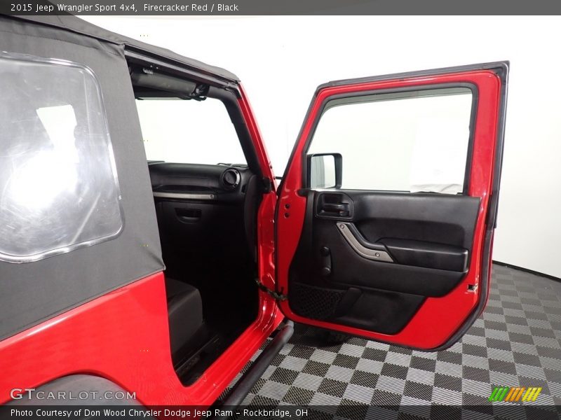 Firecracker Red / Black 2015 Jeep Wrangler Sport 4x4