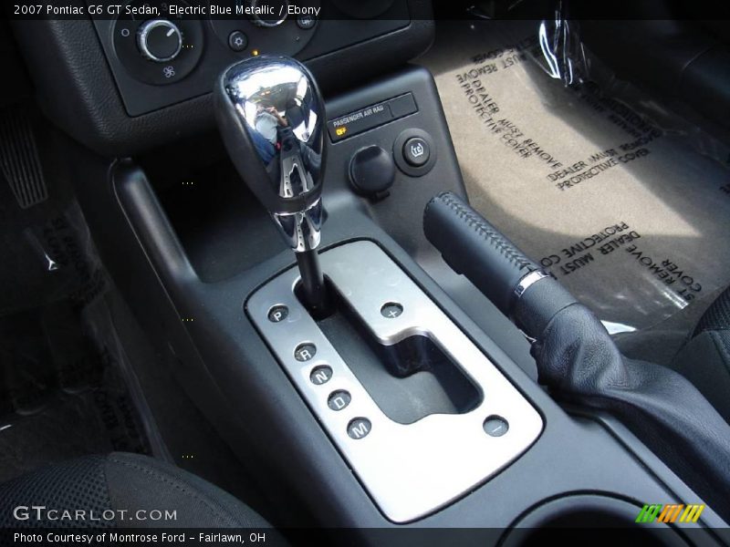 Electric Blue Metallic / Ebony 2007 Pontiac G6 GT Sedan